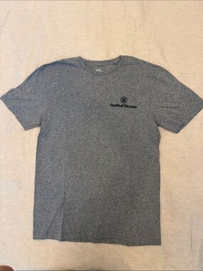 Men's Gray Smith & Wesson Logo Short Sleeve Tee